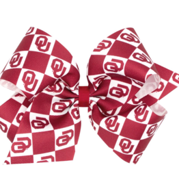 Divine Creations King OU Checkerboard Bow