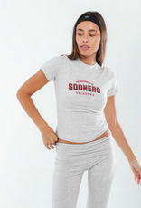 Hype & Vice Women's U of O Sooners Cotton Jersey Tee