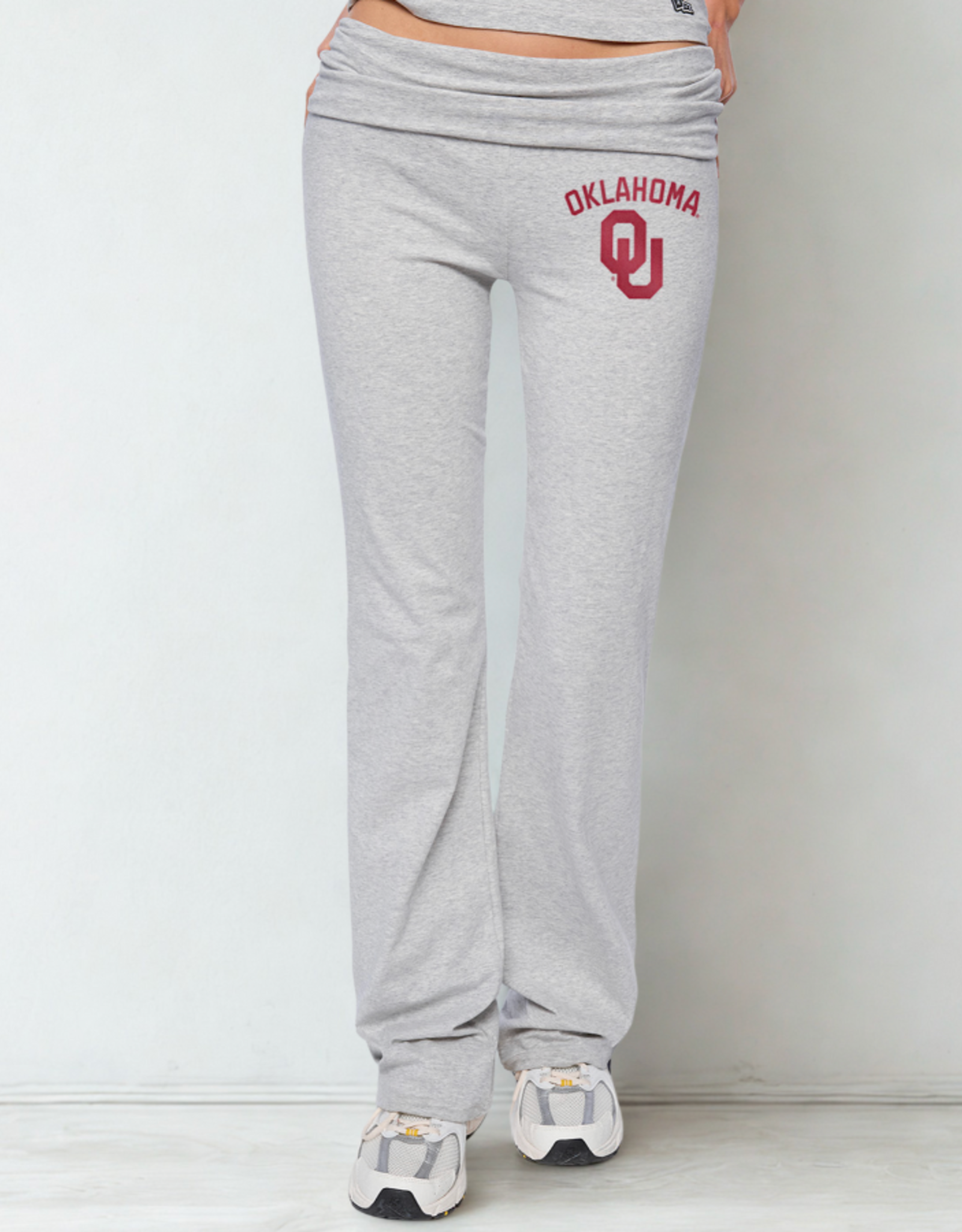 Hype & Vice Women's OU Sooners Fold Over Pants