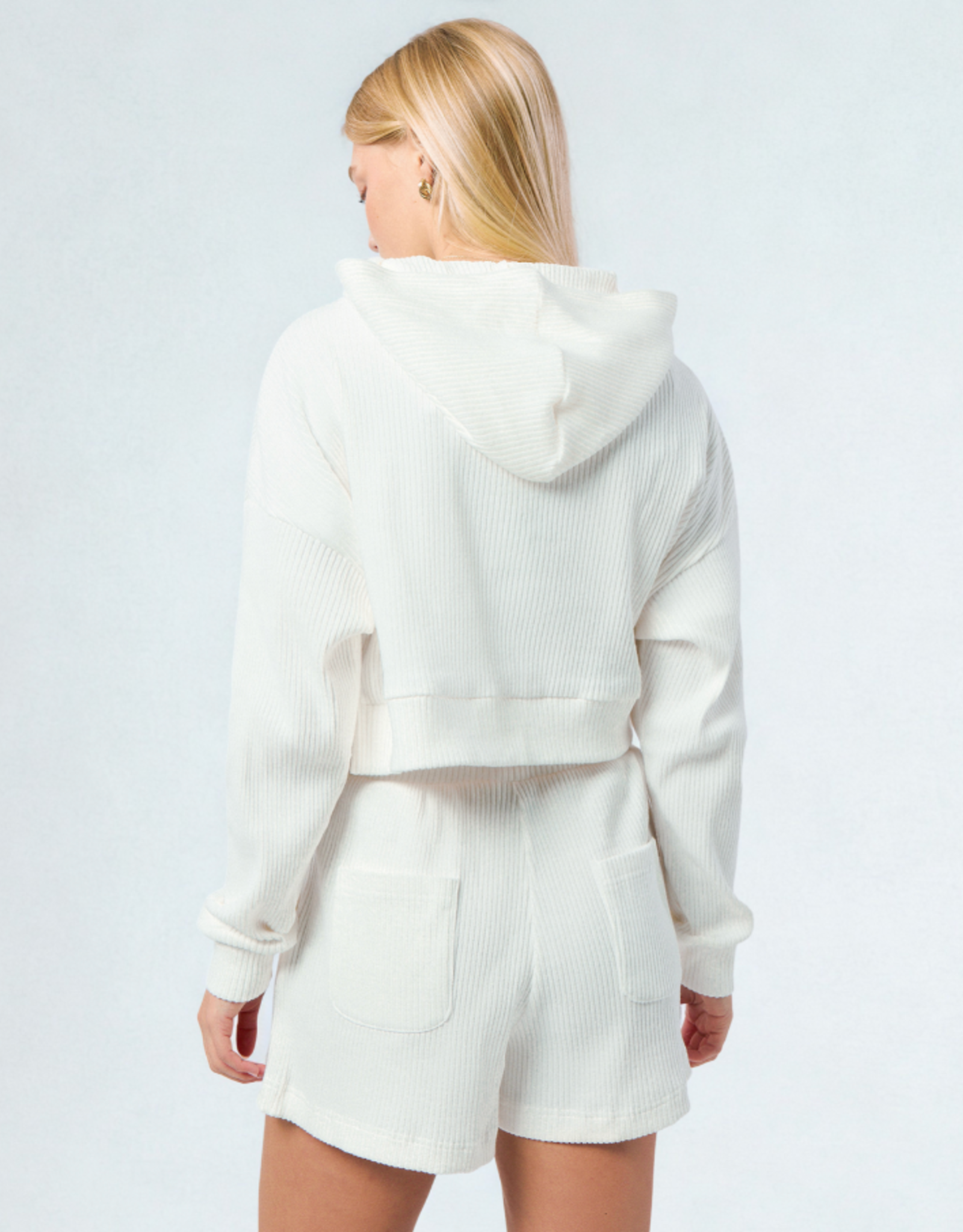 Hype & Vice Women's Oklahoma OU Warm-up Cropped Hoodie