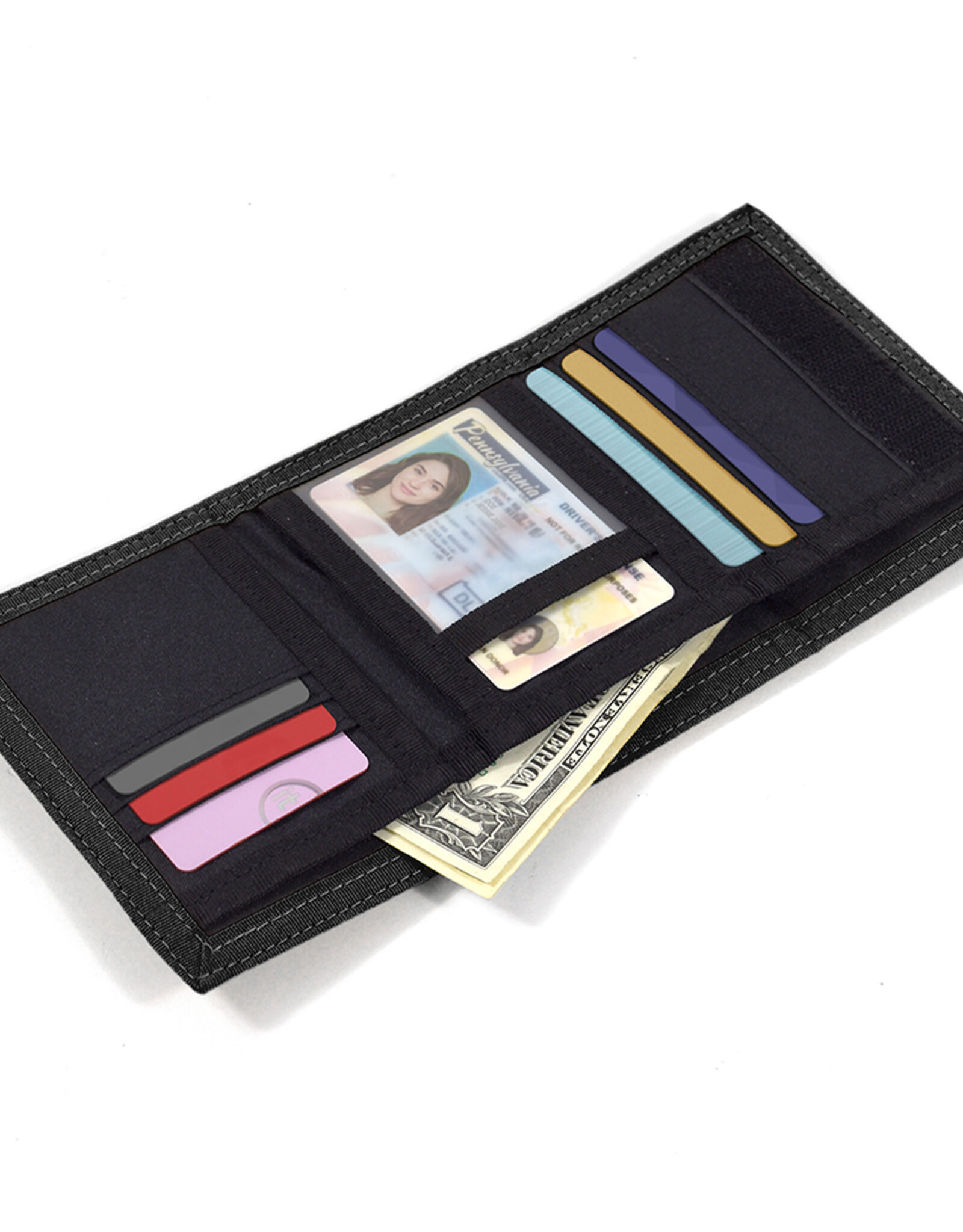 Littlearth OU Nylon Trifold Velcro Wallet