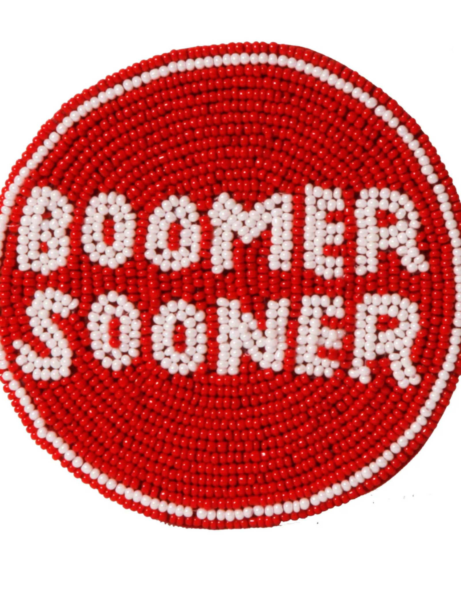 Desden Boomer Sooner Beaded Button