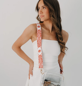 Desden Floral/Striped OU Purse Strap