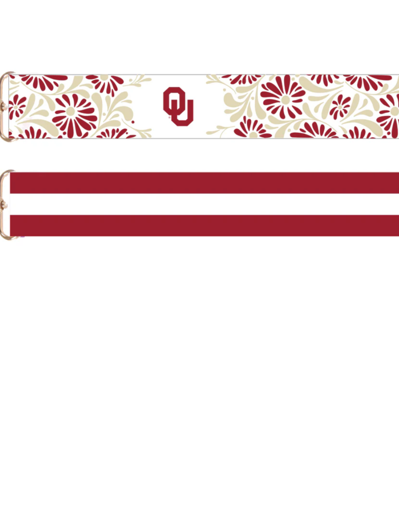 Desden Floral/Striped OU Purse Strap