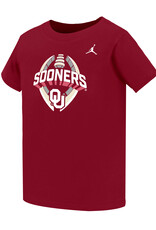 Jordan Toddler Sooners Football Icon Crimson Legend Tee