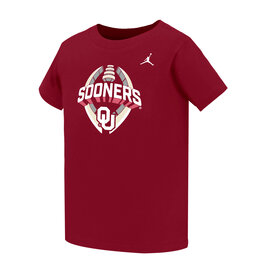 Jordan Toddler Sooners Football Icon Crimson Legend Tee