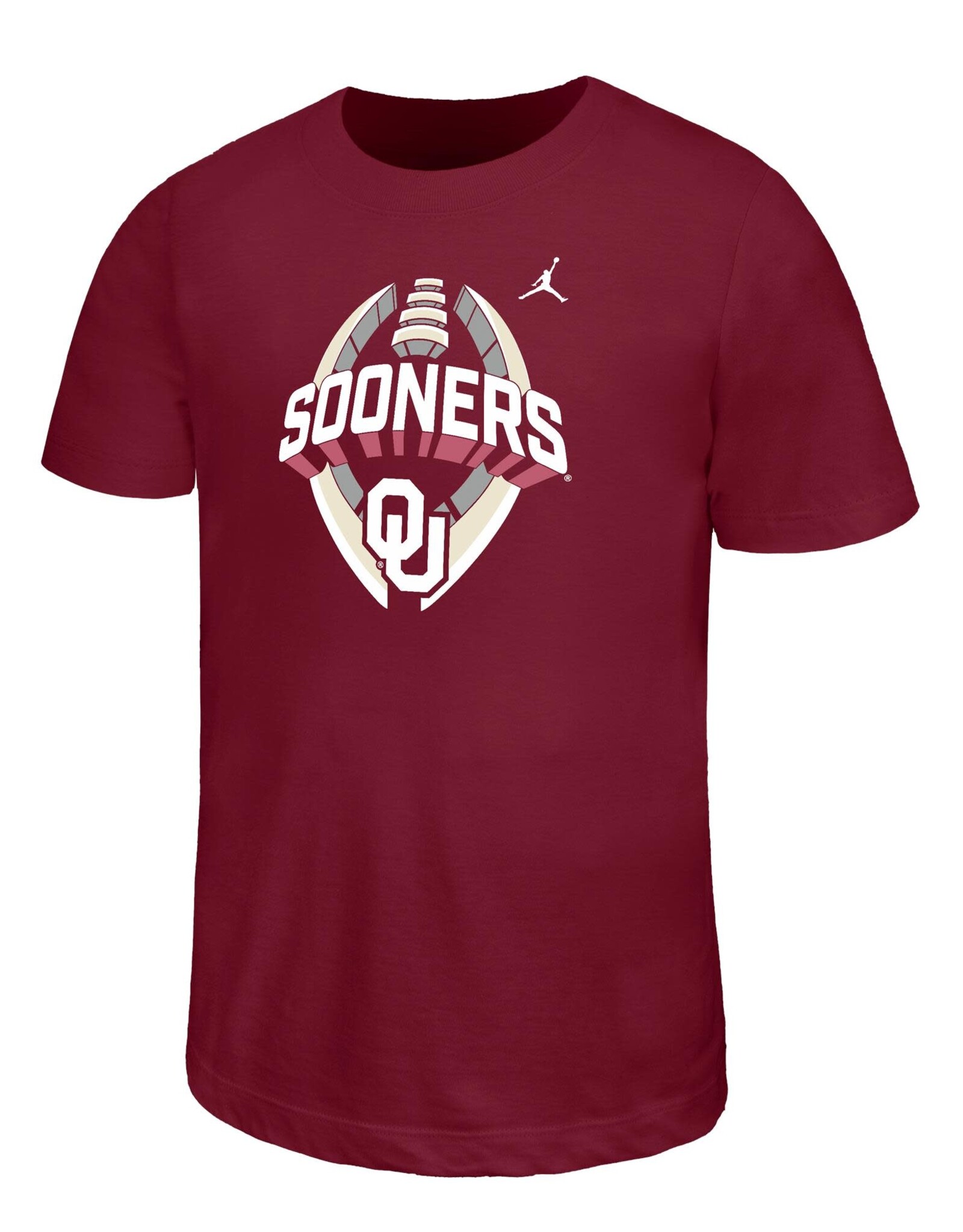Jordan Youth Sooners Football Icon Crimson Legend Tee