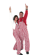 Game Bibs Crimson & White Adult Game Bibs