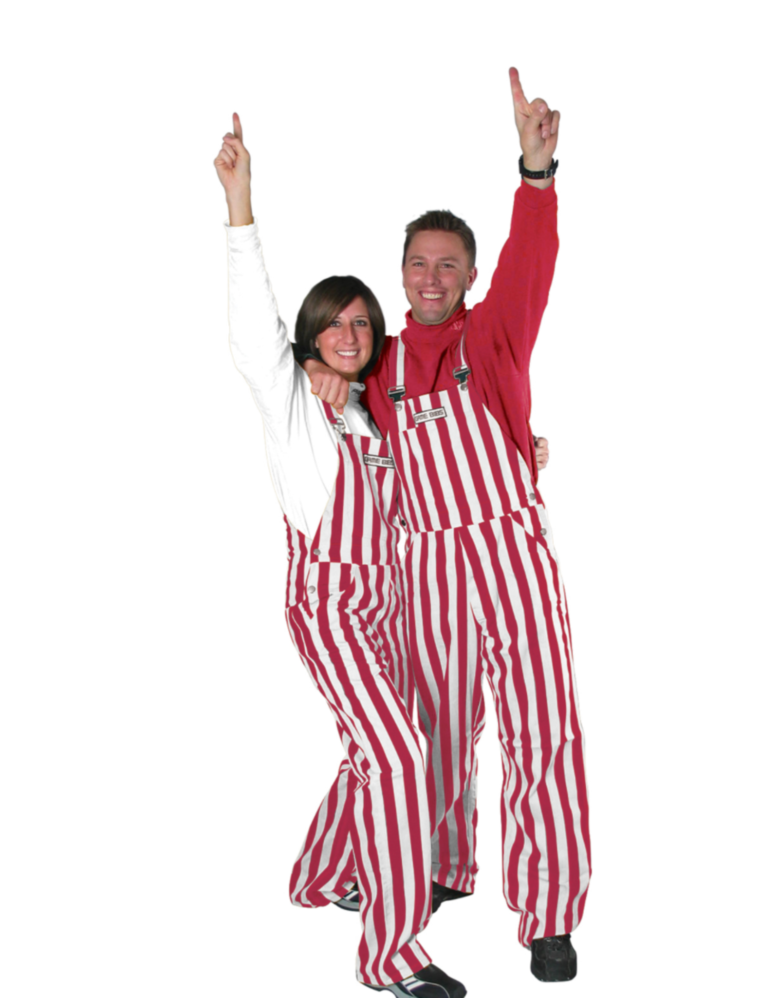 Game Bibs Crimson & White Adult Game Bibs