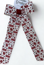 Divine Creations OU Star Print Bowtie With Streamers