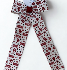 Divine Creations OU Star Print Bowtie With Streamers