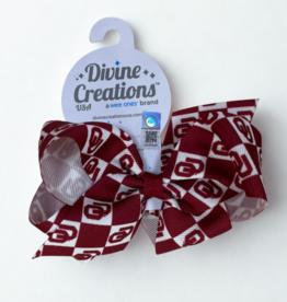 Divine Creations Medium OU Checkerboard Bow