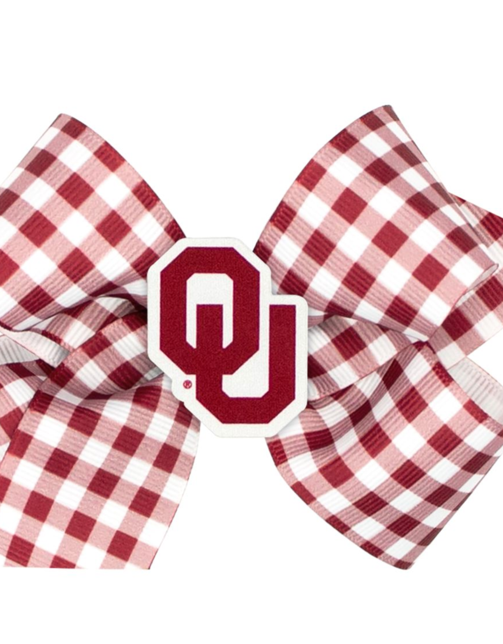 Divine Creations Med Gingham Print OU Bow