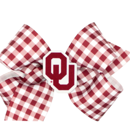 Divine Creations Med Gingham Print OU Bow