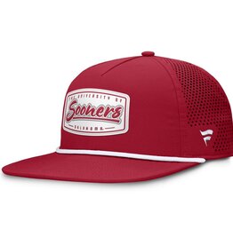 Fanatics Men's Sooner Patch 5-Panel Adjustable Peak Cap