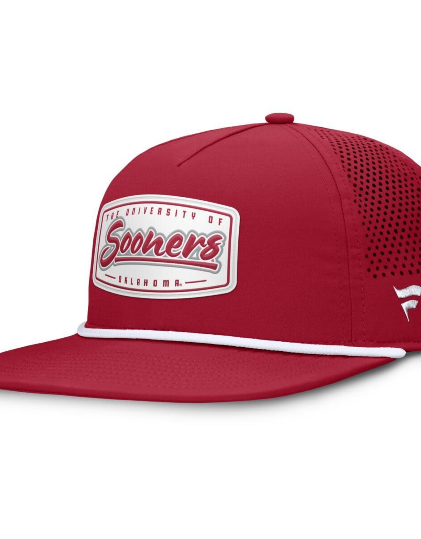 Fanatics Men's Sooner Patch 5-Panel Adjustable Peak Cap