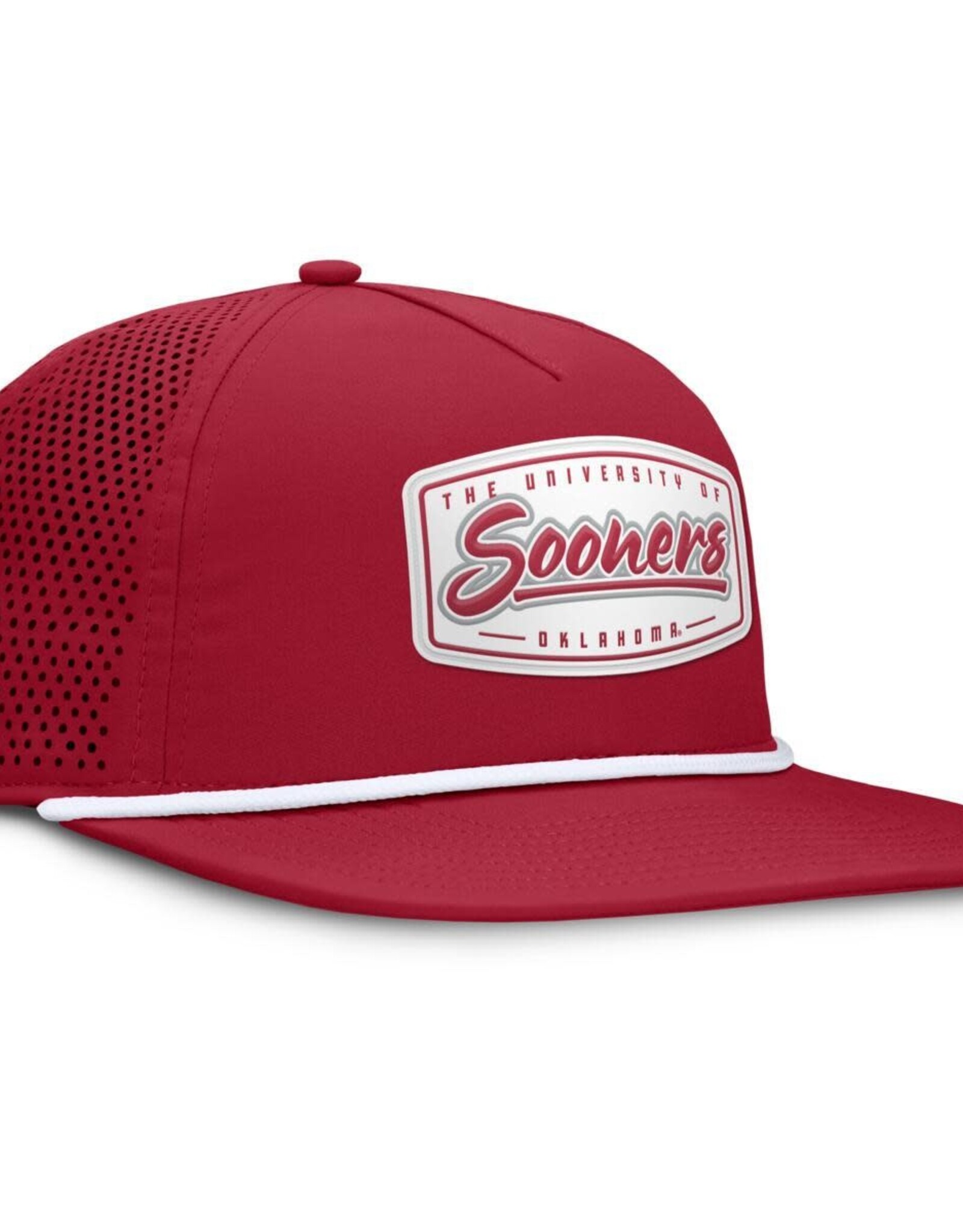 Fanatics Men's Sooner Patch 5-Panel Adjustable Peak Cap