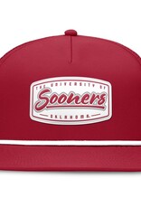 Fanatics Men's Sooner Patch 5-Panel Adjustable Peak Cap