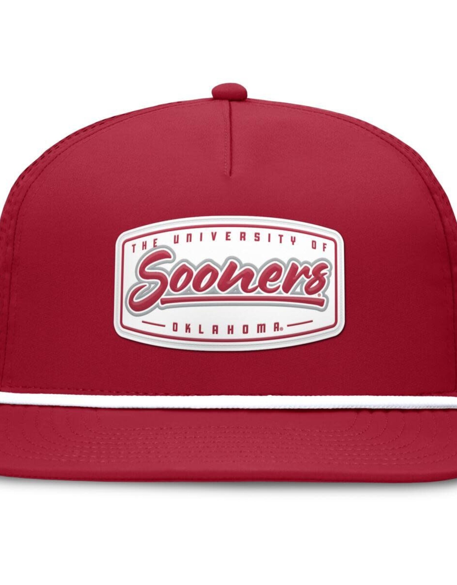 Fanatics Men's Sooner Patch 5-Panel Adjustable Peak Cap