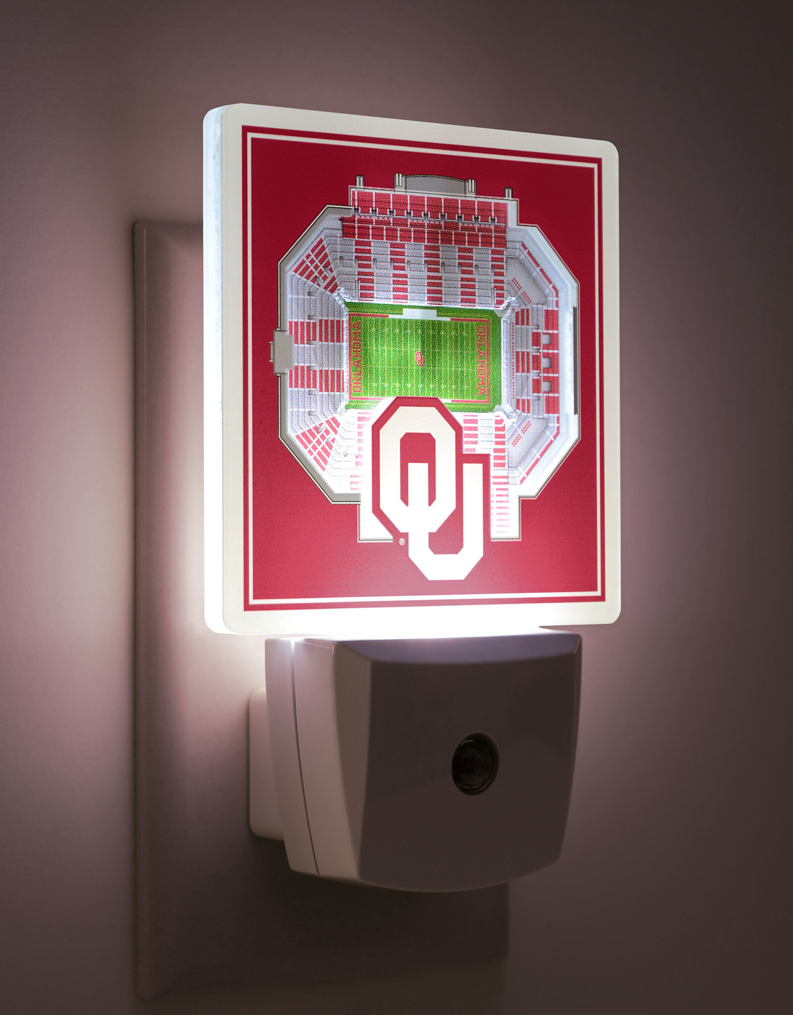 You The Fan Oklahoma Sooners Stadium View Nite Light