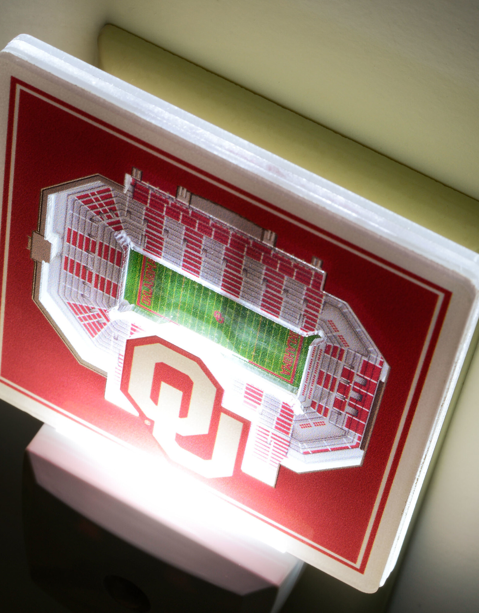 You The Fan Oklahoma Sooners Stadium View Nite Light