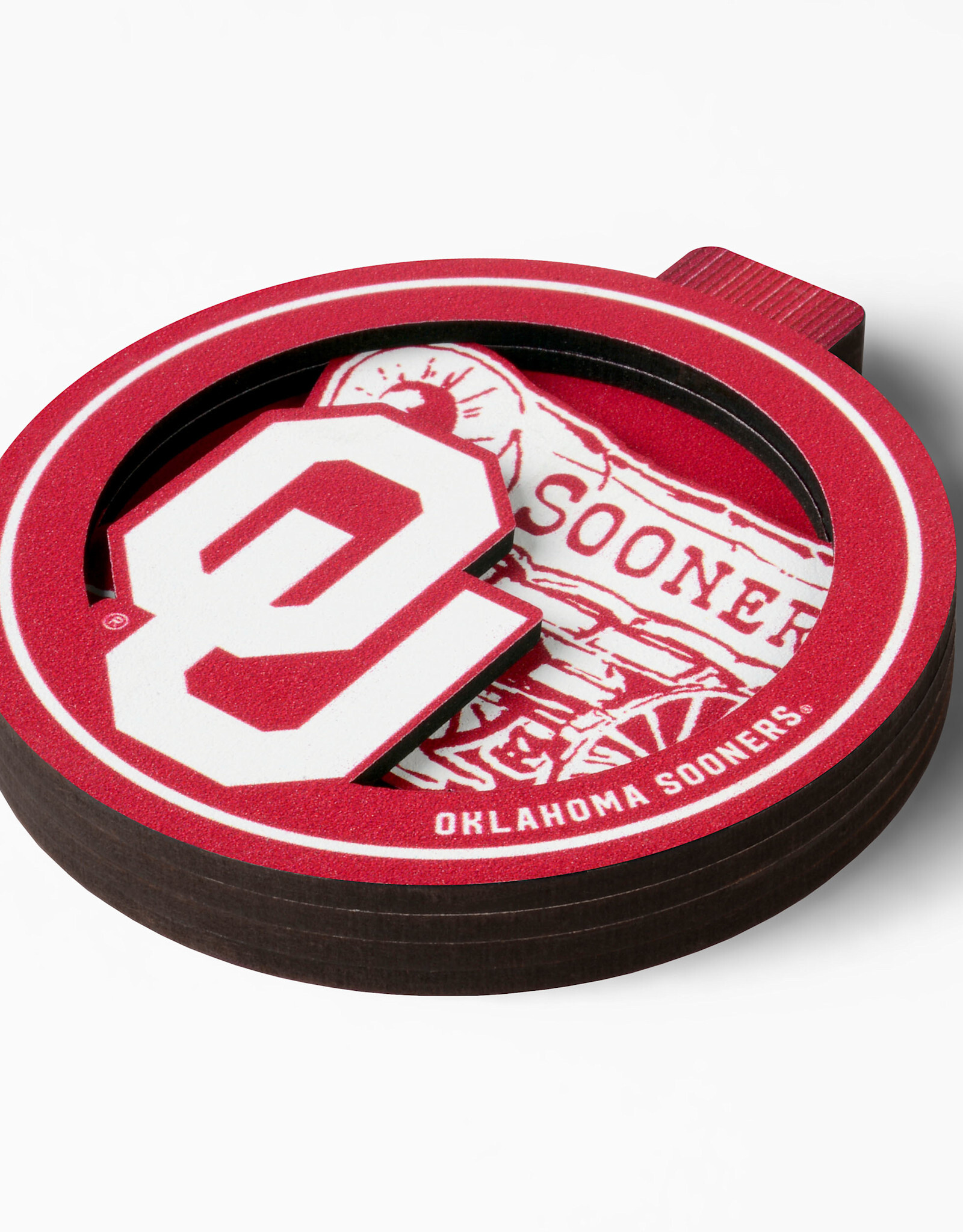 You The Fan OU/Schooner 3D Ornament