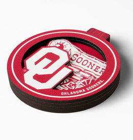 You The Fan OU/Schooner 3D Ornament