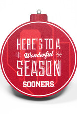 You The Fan OU/Schooner 3D Ornament