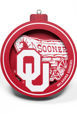 You The Fan OU/Schooner 3D Ornament
