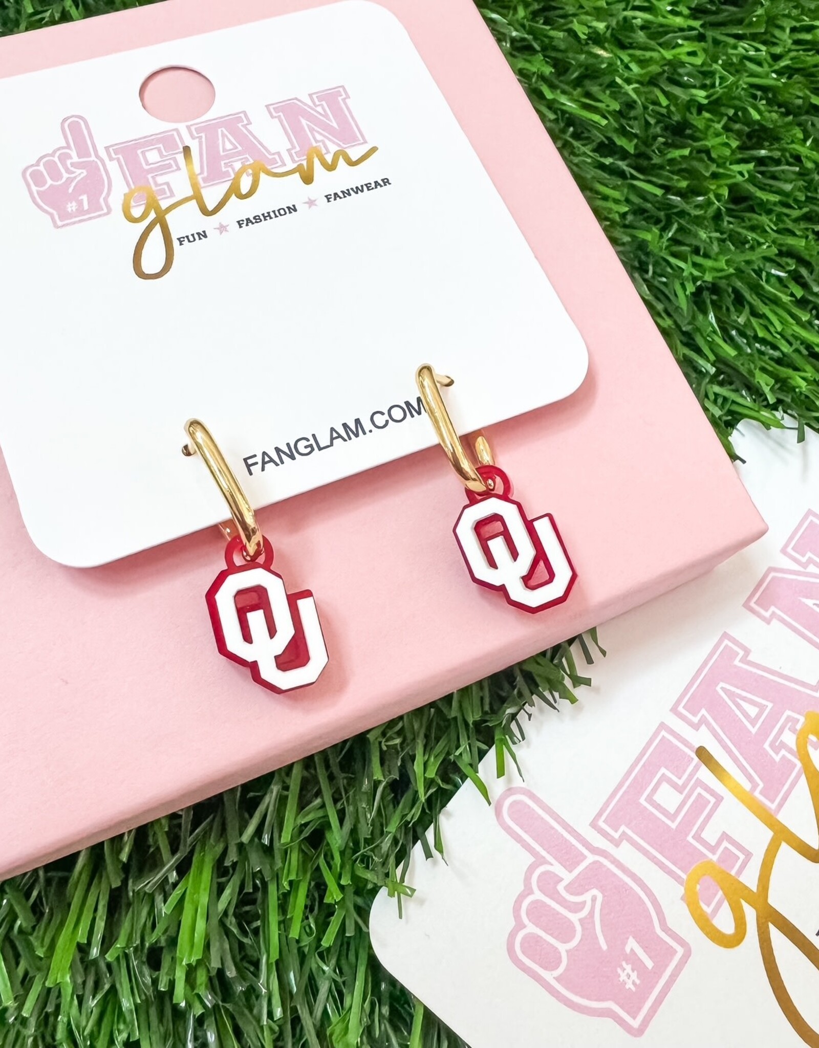Fan Glam OU Gold Huggies