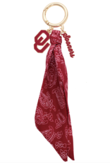 Canvas Oklahoma Sooners Bandana Bag Charm