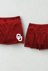 Wes & Willy Youth Girl's Crimson OU Skirt w/ Built-in Short