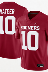 Jordan Men's Jordan Crimson Mateer 10 Sooners Football  Jersey
