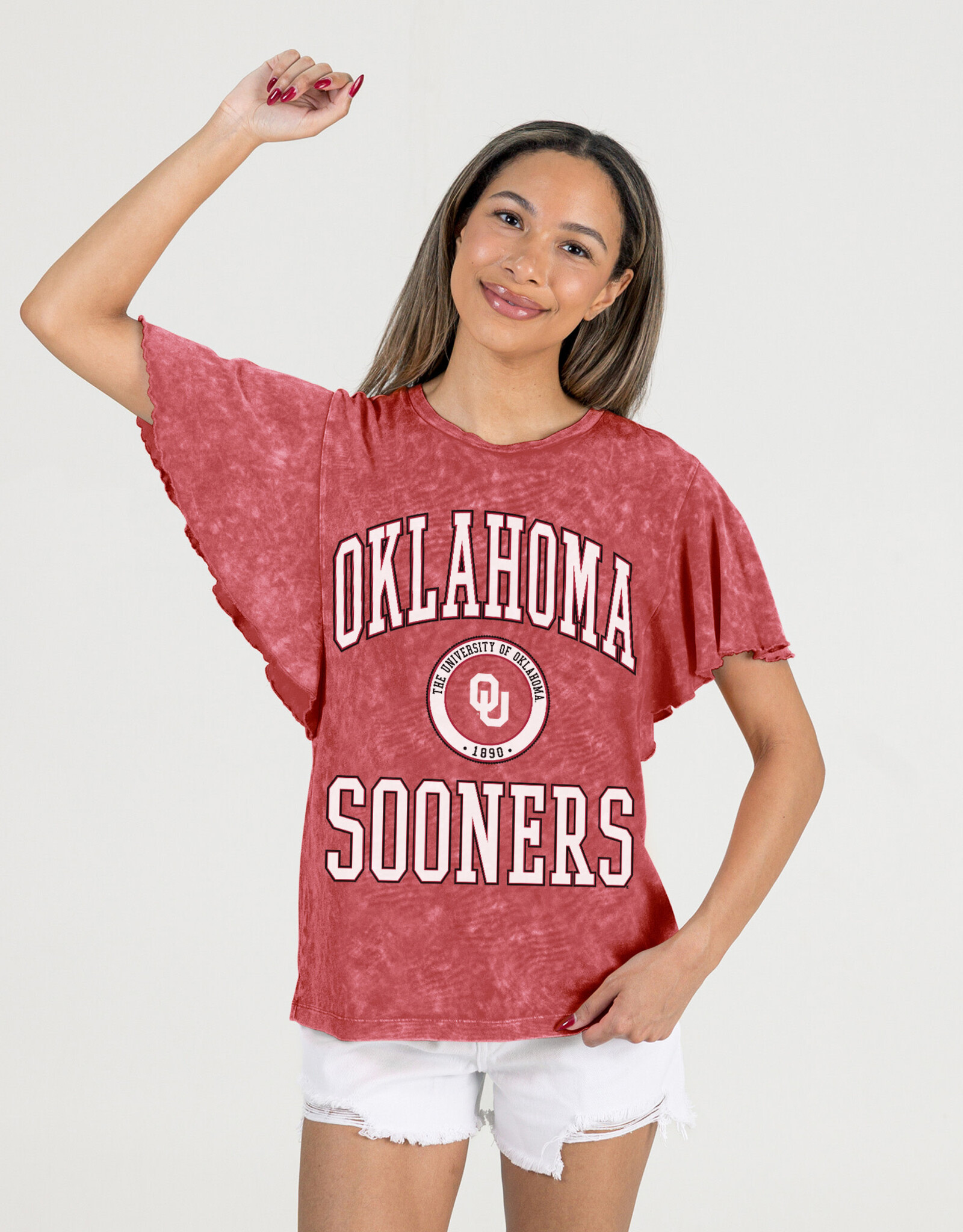 Gameday Couture Gameday Couture Relaxed Flutter Sleeve Tee