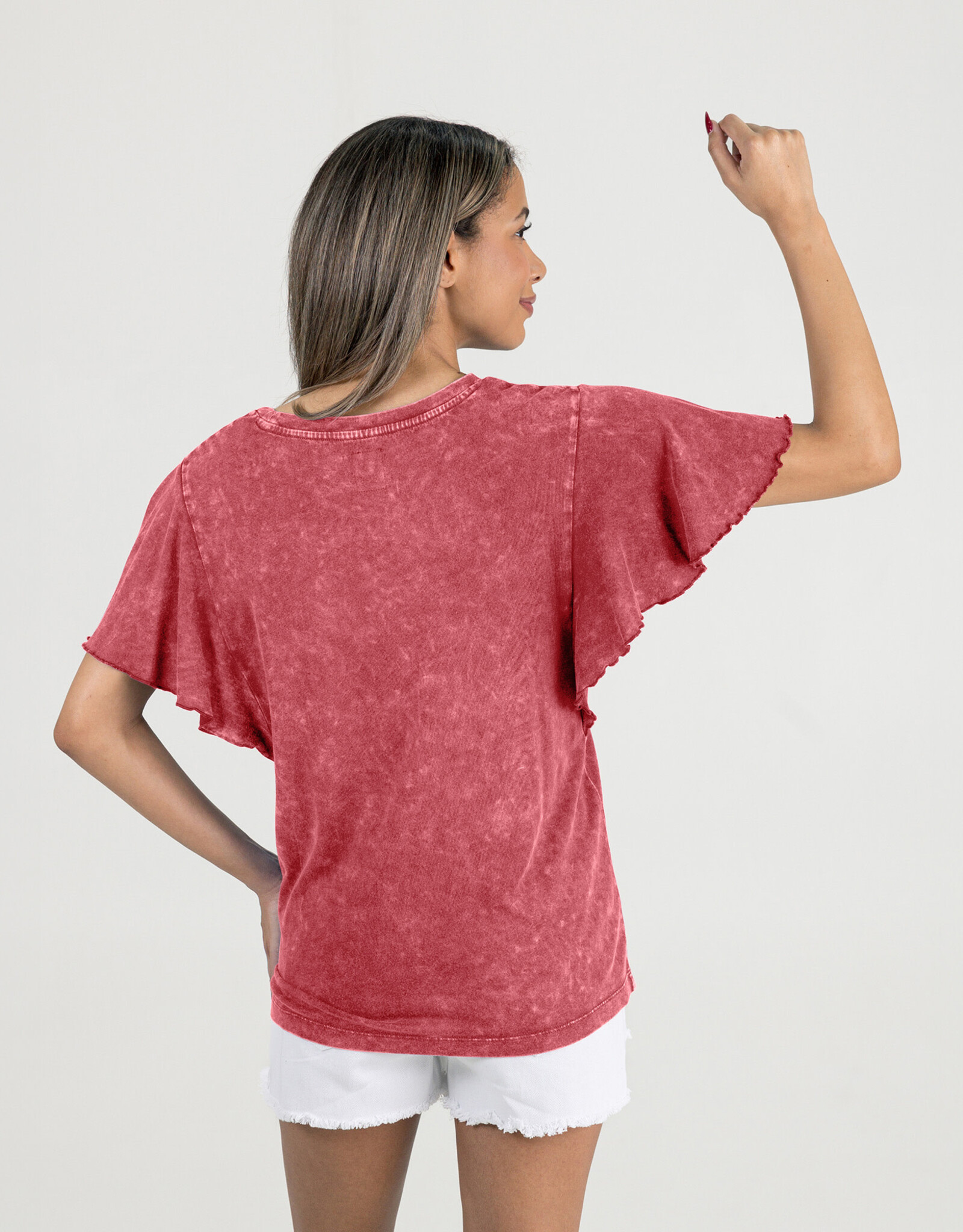 Gameday Couture Gameday Couture Relaxed Flutter Sleeve Tee