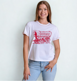 Stewart Simmons Women's Embroidered Schooner SS Tee