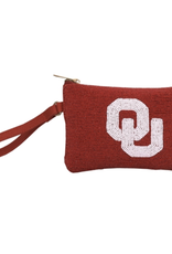 Capri Designs Crimson Beaded Accessory Case with Wrist Strap Capri Designs Crimson Beaded Accessory Case with Wrist Strap