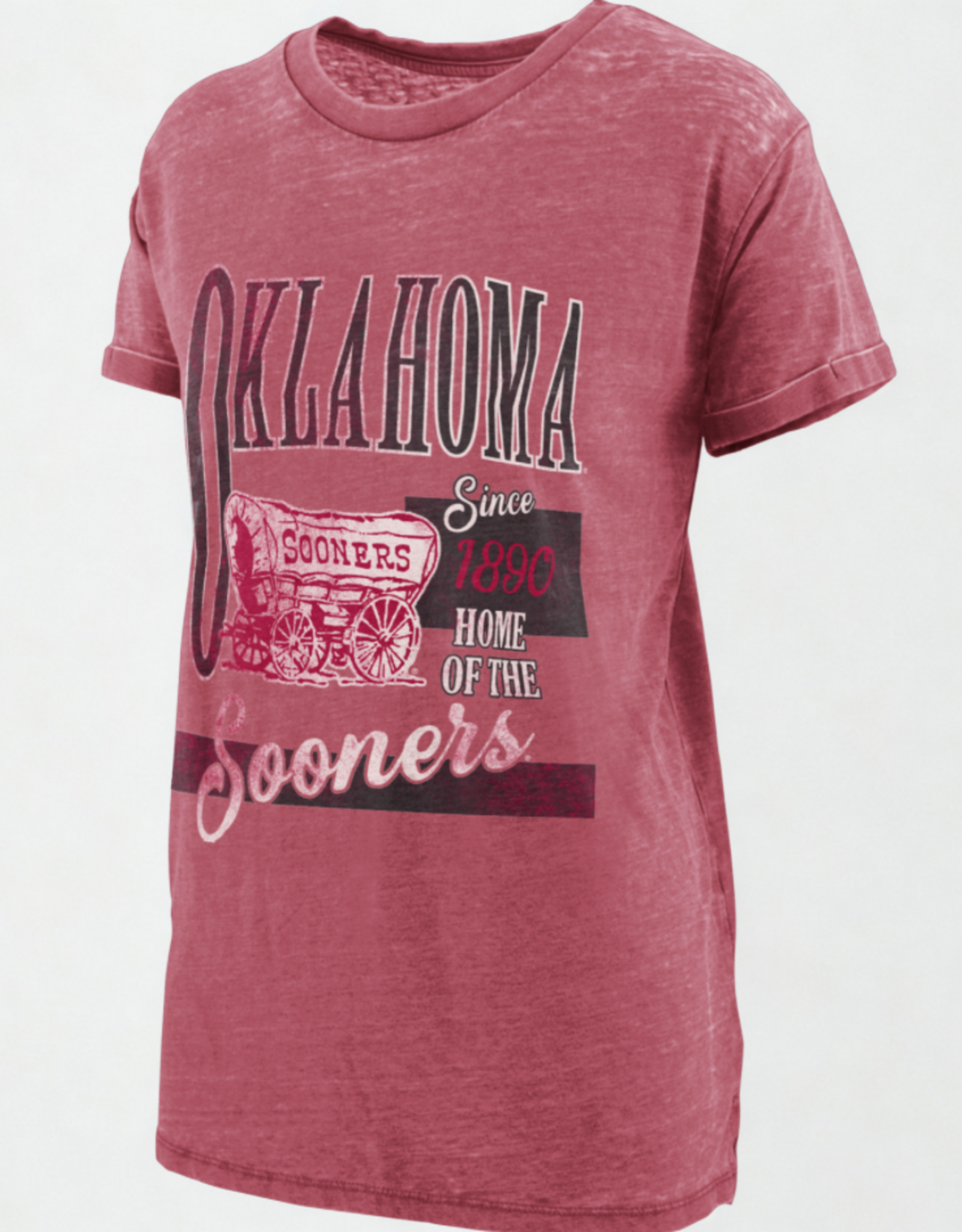 Pressbox Women's Oklahoma "Stephen" Vintage SS Tee