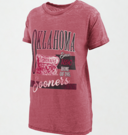 Pressbox Women's Oklahoma "Stephen" Vintage SS Tee