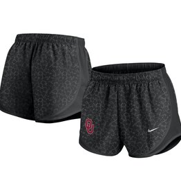Nike Women's Black Spotted Nike Tempo Shorts