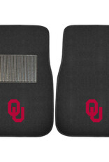 Logo OU Embroidered 2pc Front Floor Mats