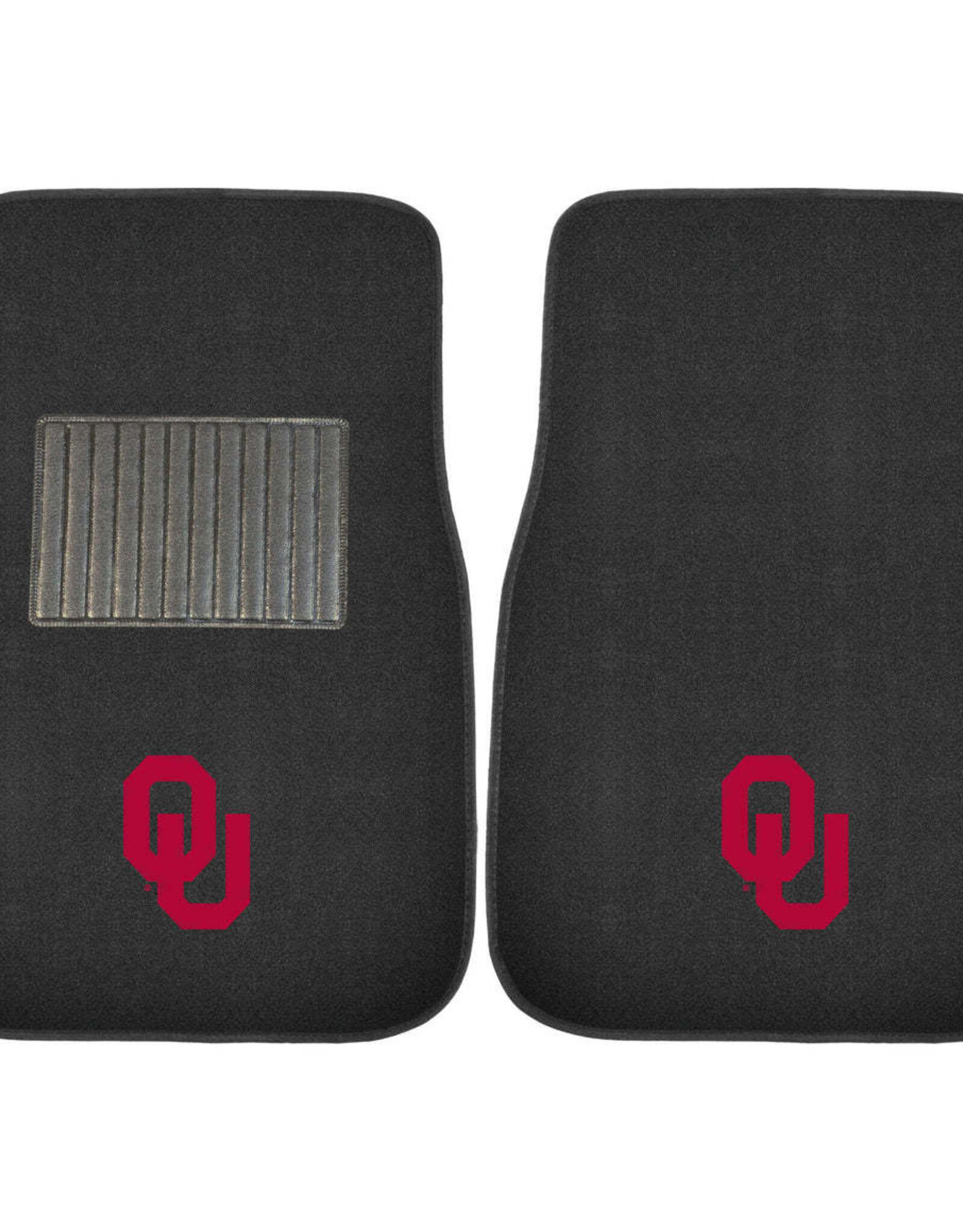 Logo OU Embroidered 2pc Front Floor Mats