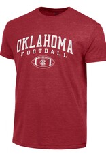 Champion Mens OU Football SEC Tee Heather Crimson