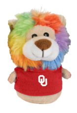 Chelsea Teddy Bear Shortie Plush 4.5" Rainbow Lion