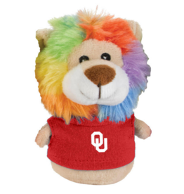 Chelsea Teddy Bear Shortie Plush 4.5" Rainbow Lion