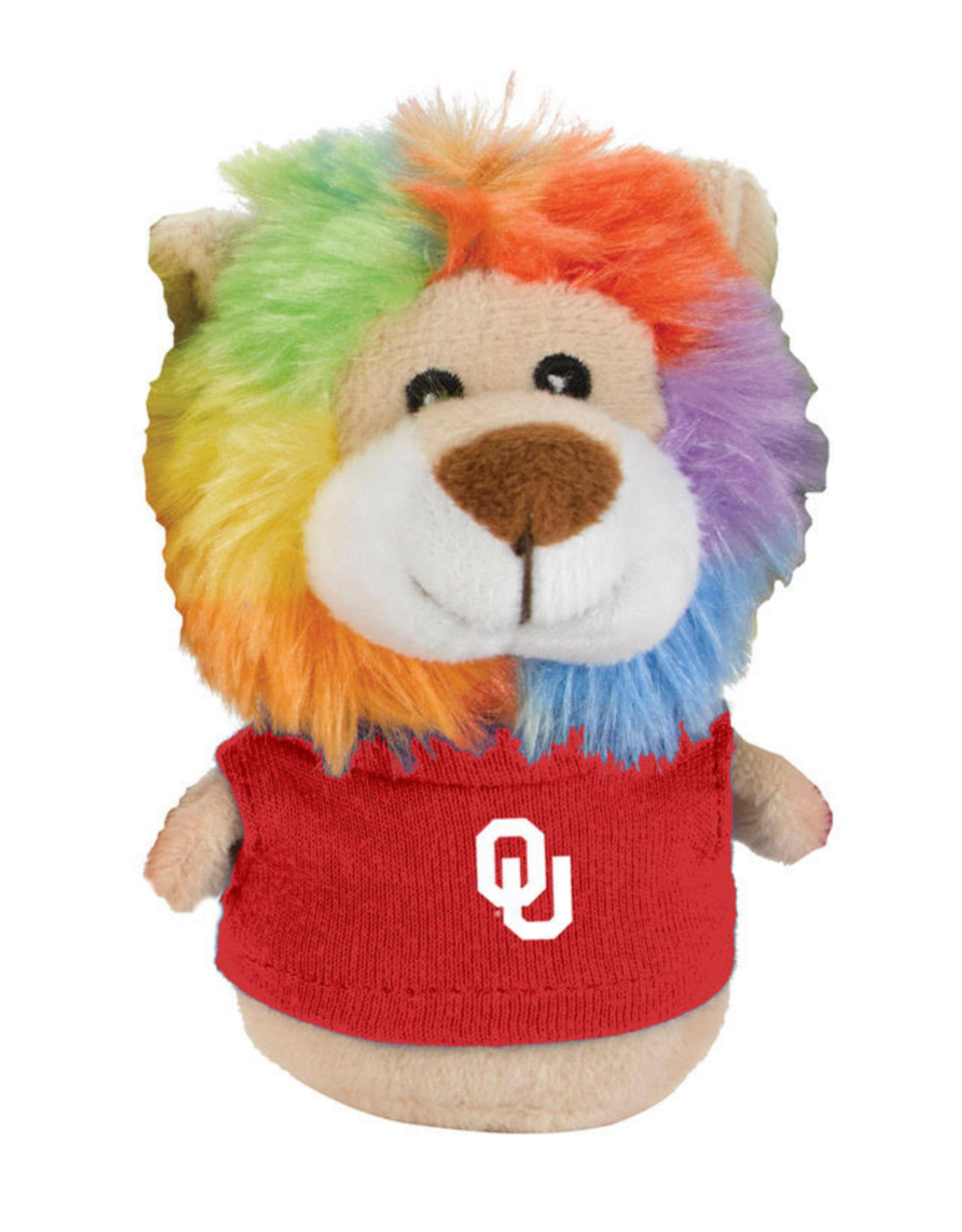 Chelsea Teddy Bear Shortie Plush 4.5" Rainbow Lion