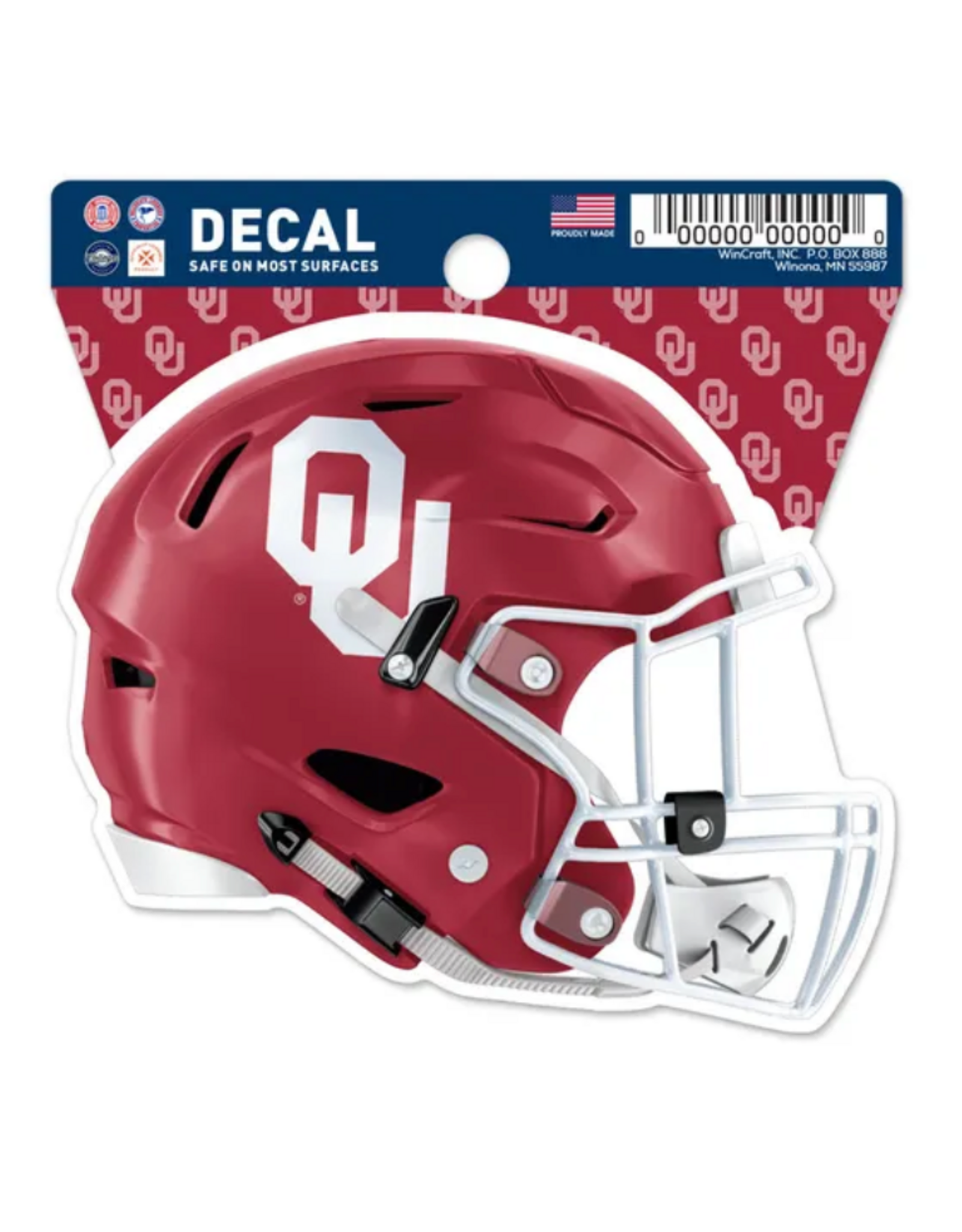 WinCraft Wincraft OU Football Helmet Sticker