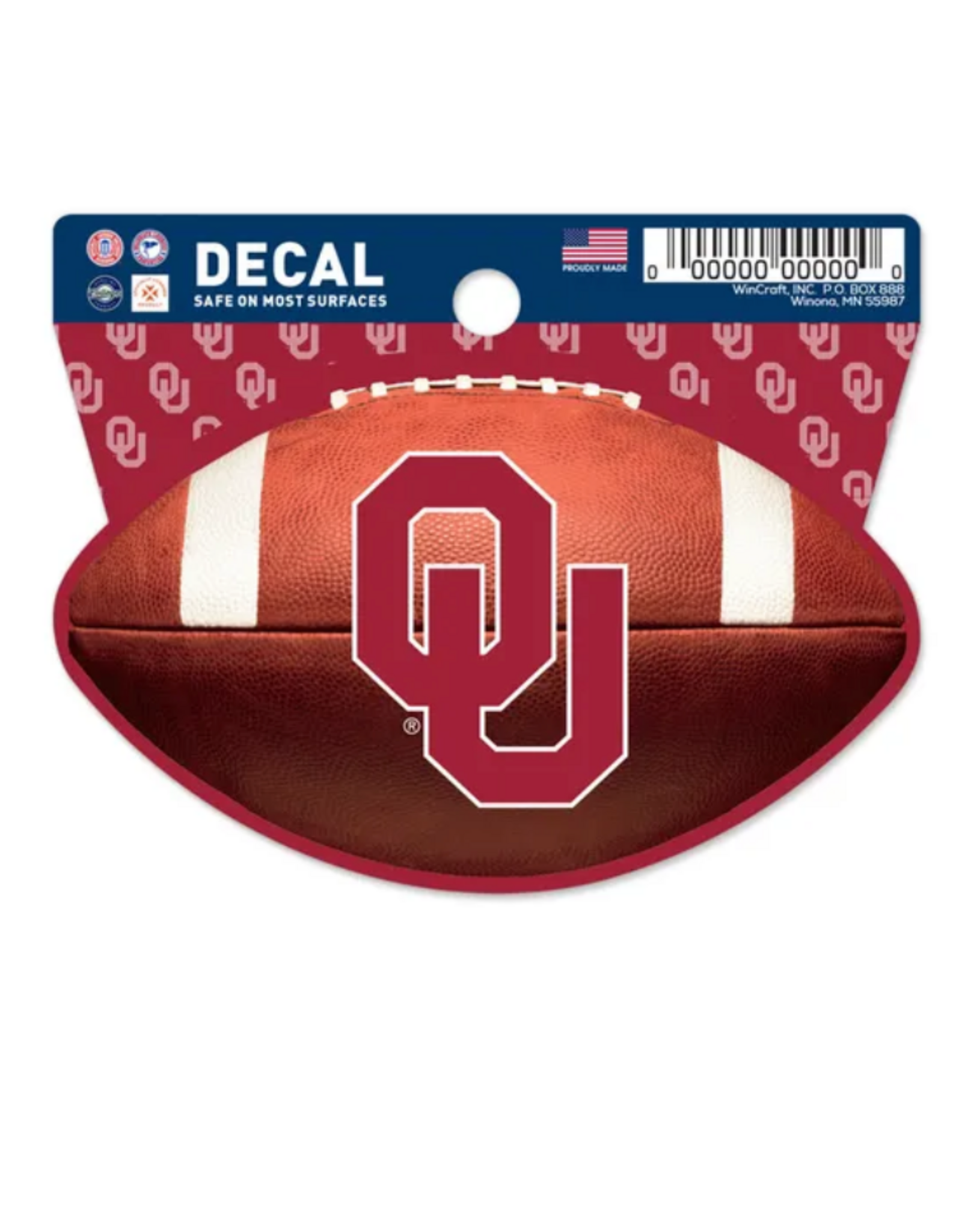 WinCraft Wincraft OU Football Sticker