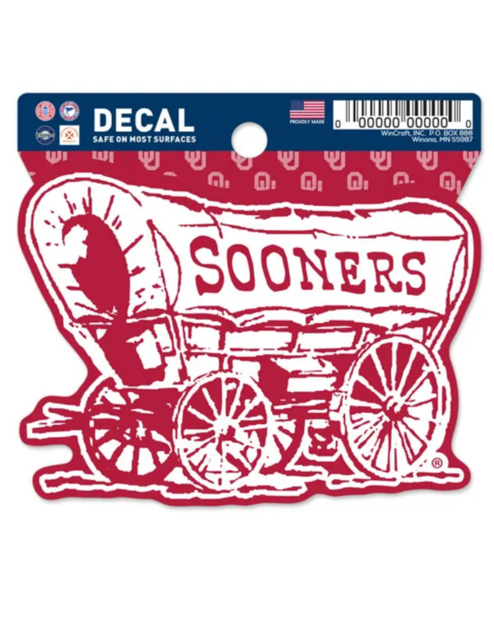 WinCraft Wincraft Sooner Schooner Sticker