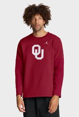 Jordan Mens Jordan OU Crimson Mid Weight Coach Crew